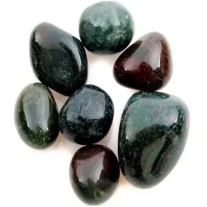 Pile of Tumbled Bloodstone stones