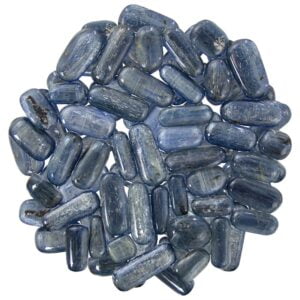 Pile of Tumbled Blue Kyanite stones