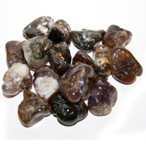 Pile of Tumbled Fire Agate stones
