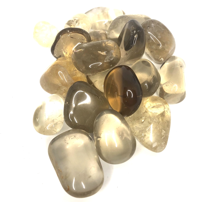 Tumbled Citrine Natural Pile of Tumbled Citrine Natural stones