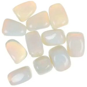 Pile of Tumbled Opalite stones