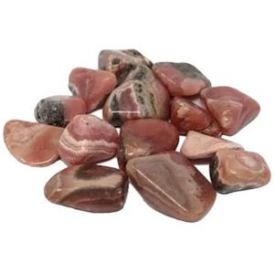 Pile of Tumbled Rhodochrosite stones