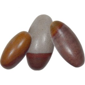 Pile of Tumbled Shiva Lingham stones