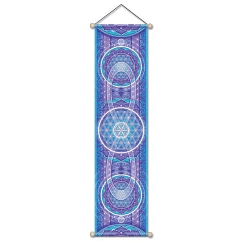 Flower of Life Infinity Banner Rectangle image