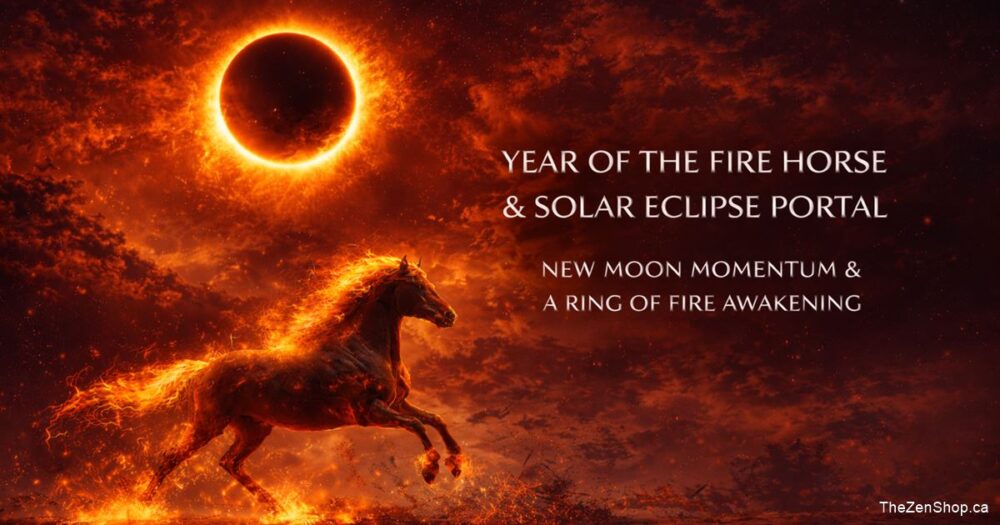 Year of the Fire Horse 2026 & Solar Eclipse Portal | Chinese Zodiac | The Zen Shop Oshawa