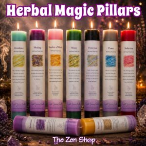 Herbal Magic Pillar Candles