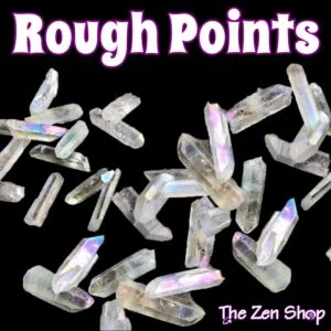 Rough Crystal Gemstone Points