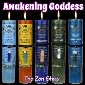 Awakening Goddess Candles
