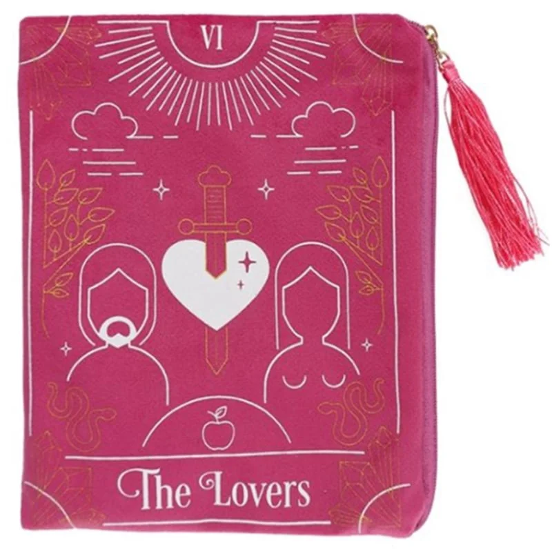 Zippered Tarot Card Bag The Lovers image
