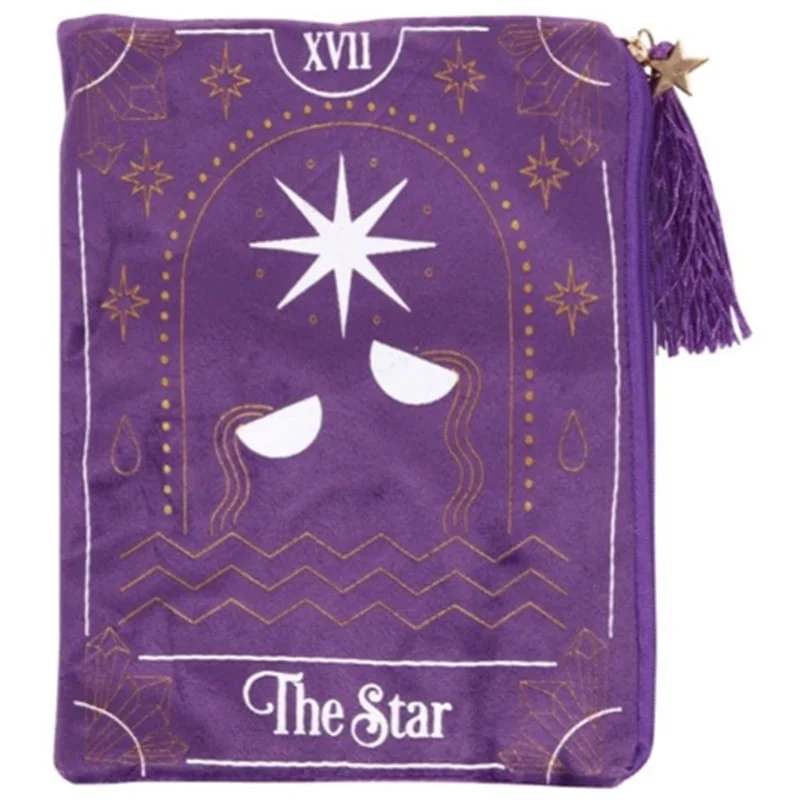 Zippered Tarot Card Bag The Star image