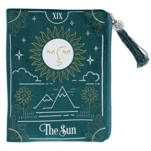 Zippered Tarot Card Bag The Sun image
